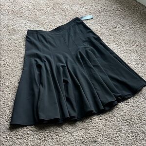 INC International Concepts Black A-Line Skirt